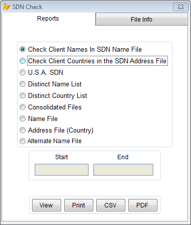 compliance SDN list