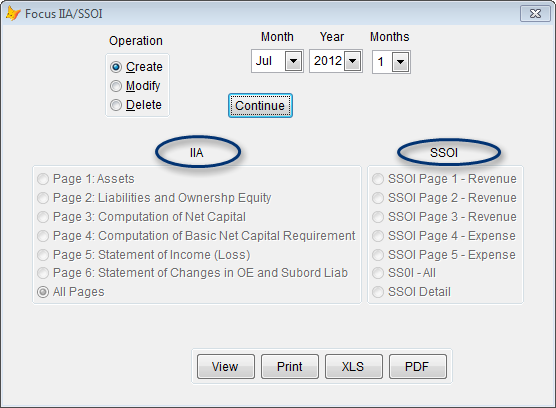 FOCUS IIA form